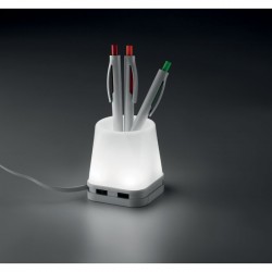 Hub USB et pot à crayons 
