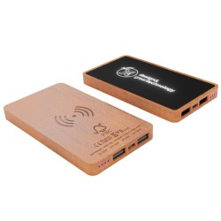 powerbank wireless wood 5000 